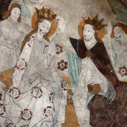 Kalkmåleri i Härkeberga kyrka
